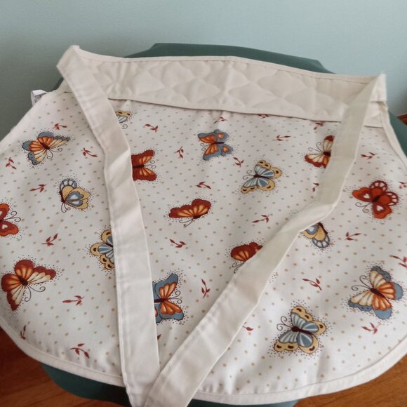 Butterfly Half Kitchen Wear Apron Baking Cooking Vintage Like New, Never Used - Picture 8 of 10